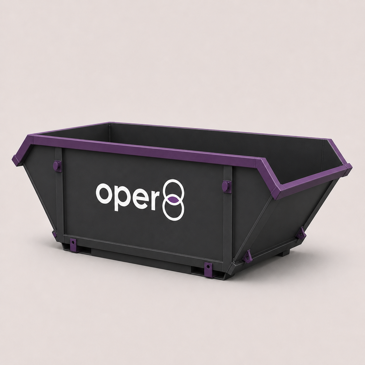 oper8-branded 6 yard midi skip