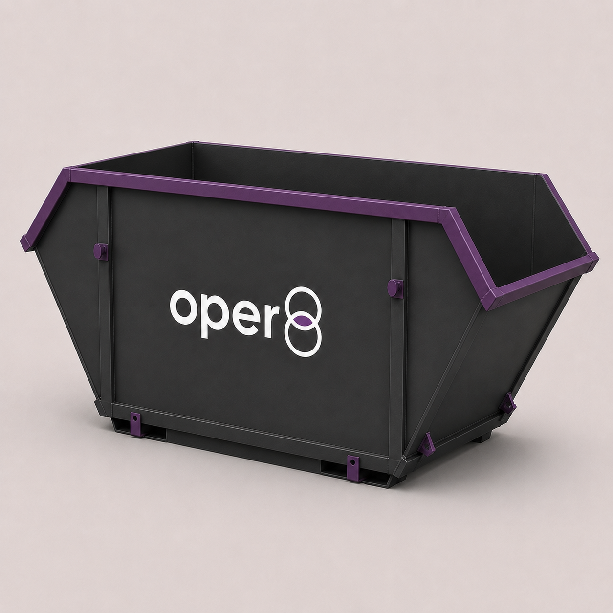 oper8-branded 12 yard maxi skip